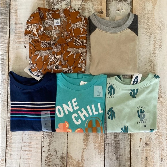 Old Navy Other - SOLD NWT Bundle of 5 Toddler Boy Tops